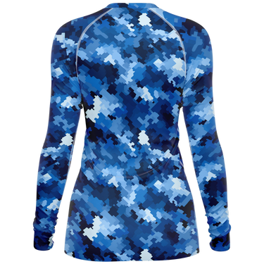 Chokefish™ Long Sleeve Rashguard Camouflage Woman's Shirt-013